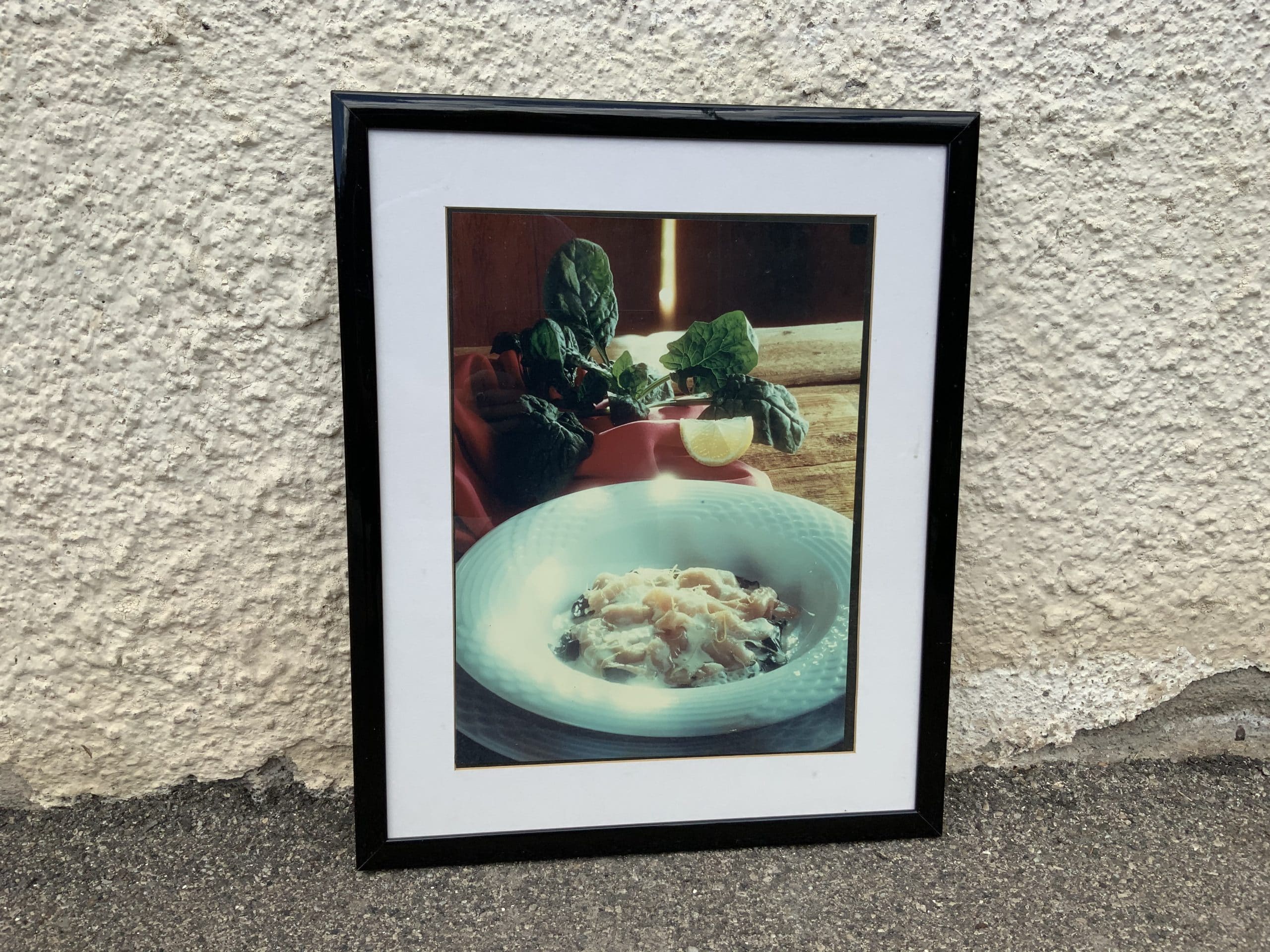 Lachs auf Spinat mit Zitrone