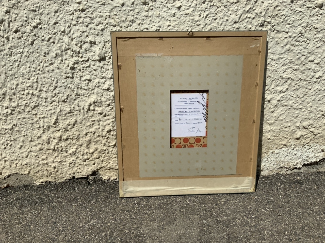 Giulio Ruggeri Original Bild handsigniert