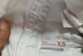 Weiße Stretchhose xs