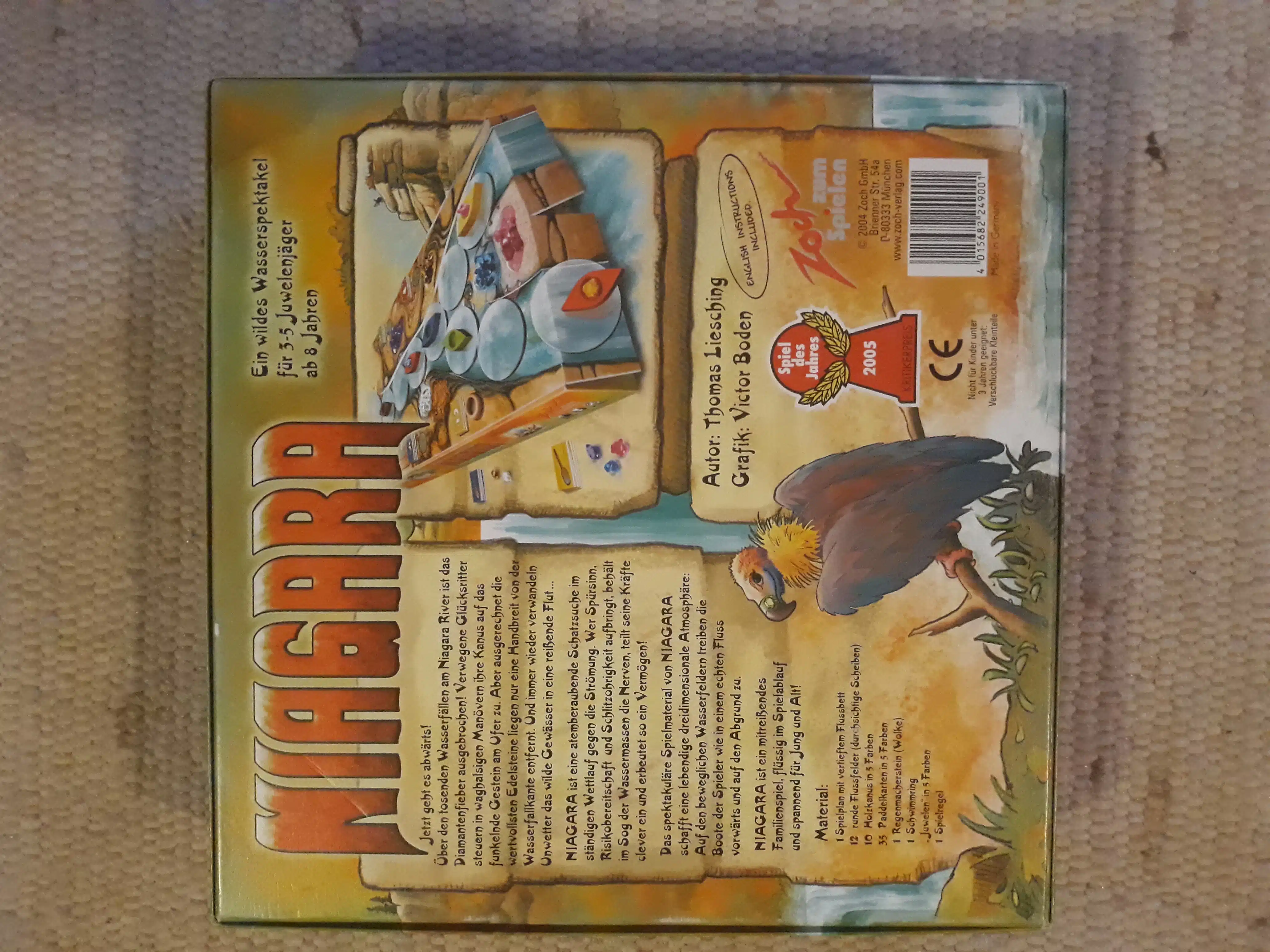 Brettspiel Niagara
