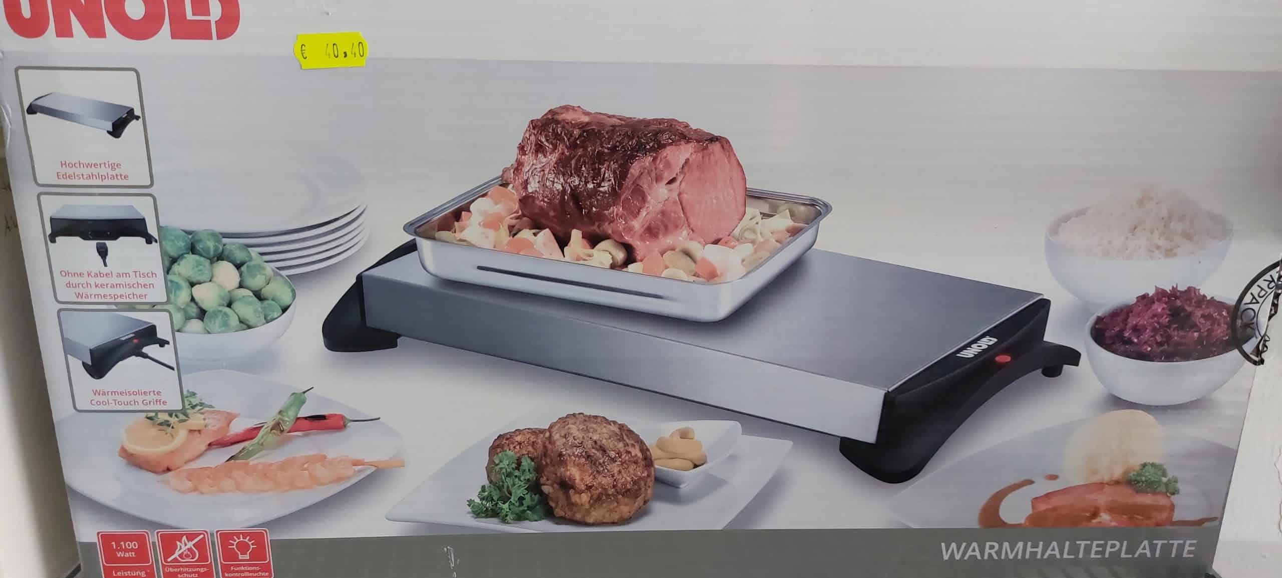 Warmhalterplatte