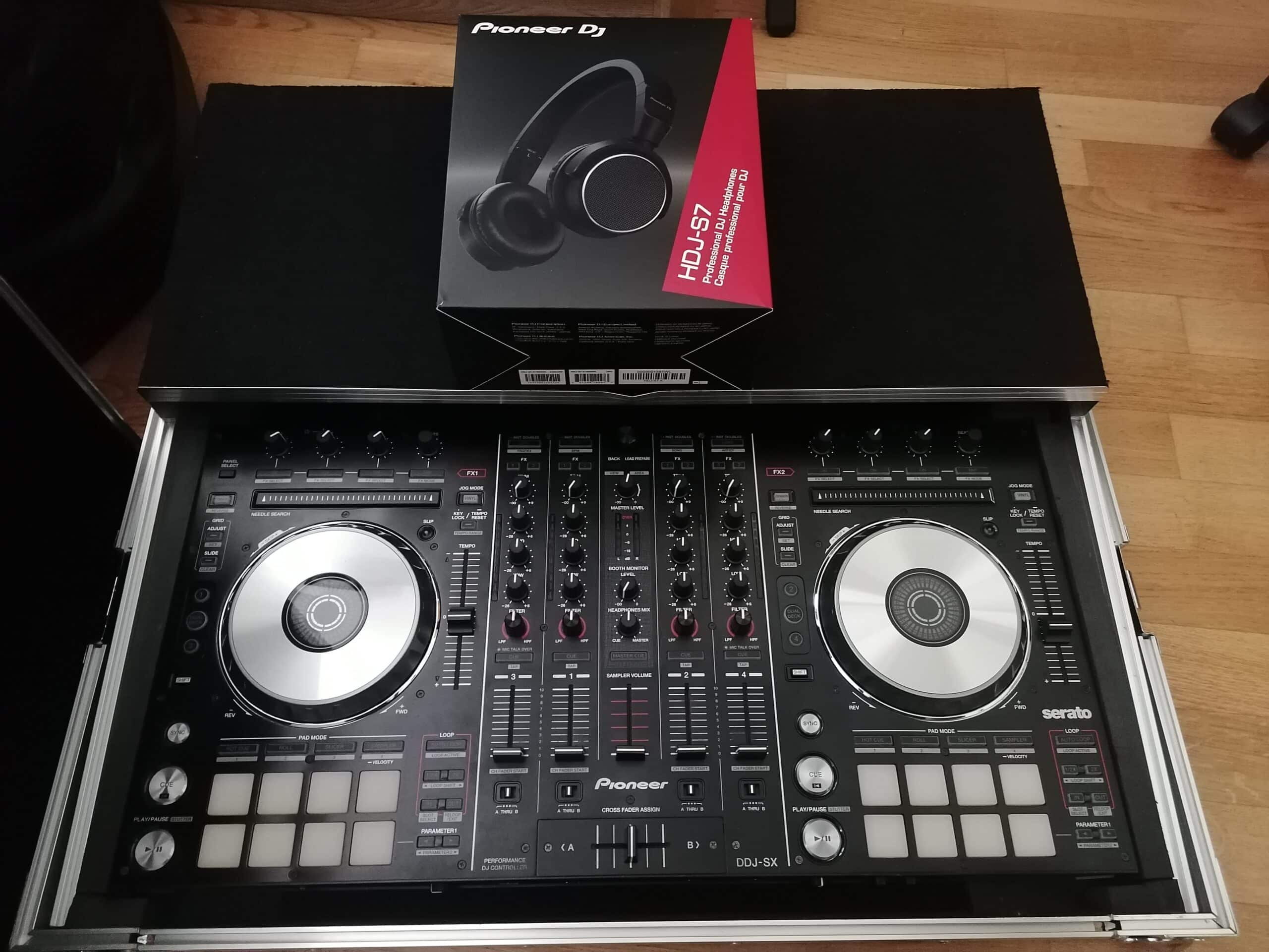 Mischpult Set, mit Mikrofon und Kopfhörer