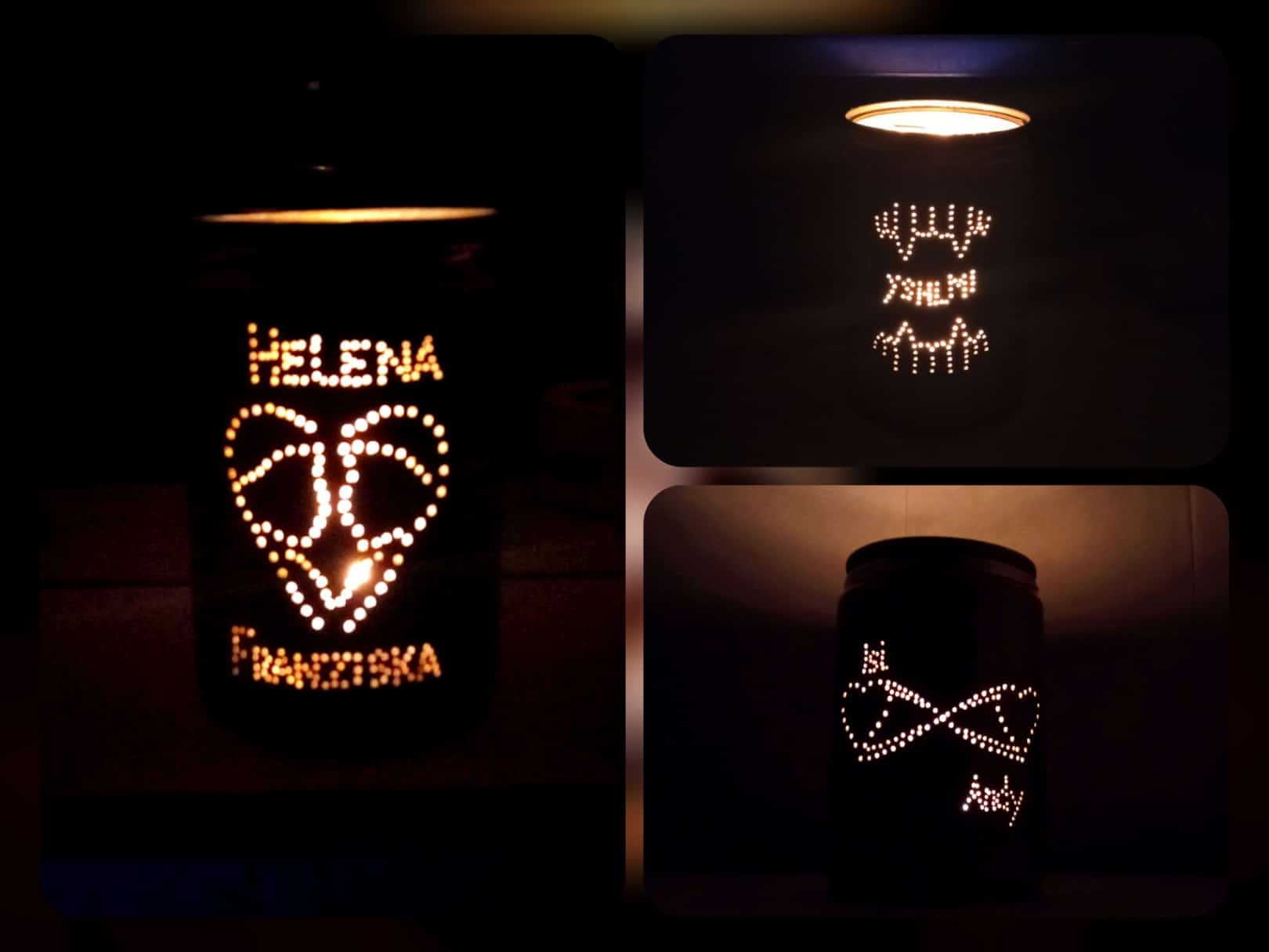 Handgemachte Kerzen/ Laternen