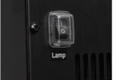 Mini POS Glastürkühlschrank – schwarz