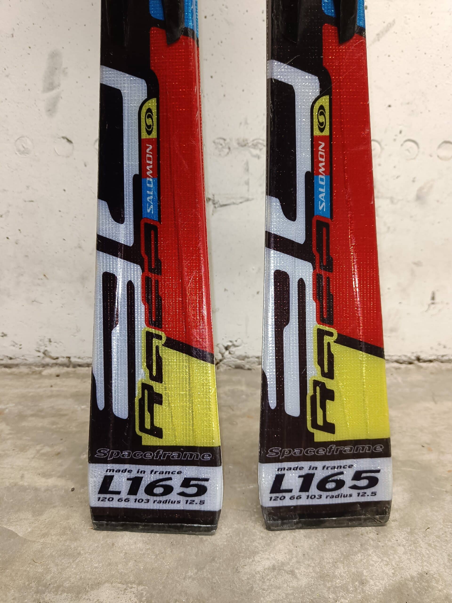 Ski Schi curving SALOMON Länge 165cm