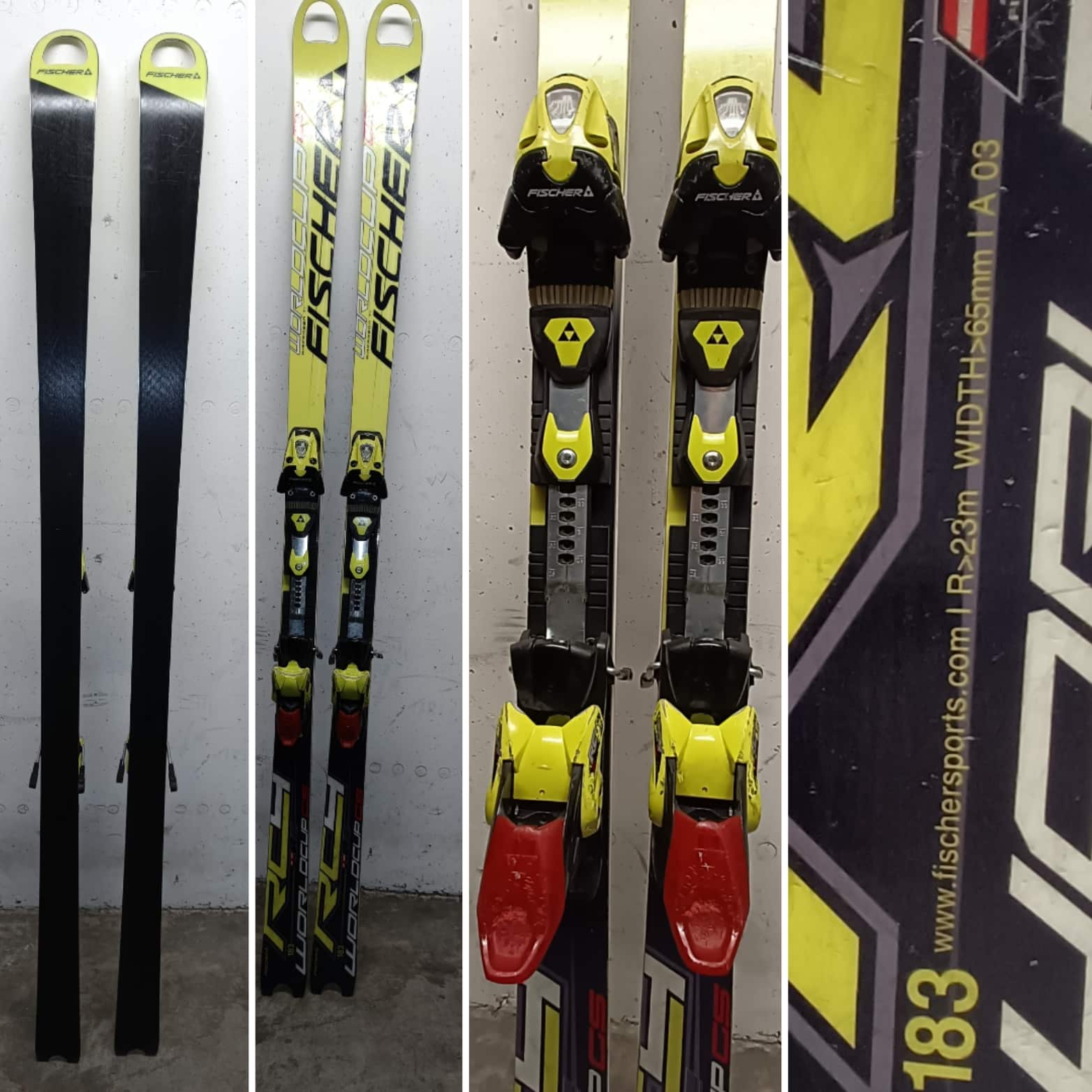 Gut erhalten selten benutzt Schi Ski 180 Fischer Abfahrt