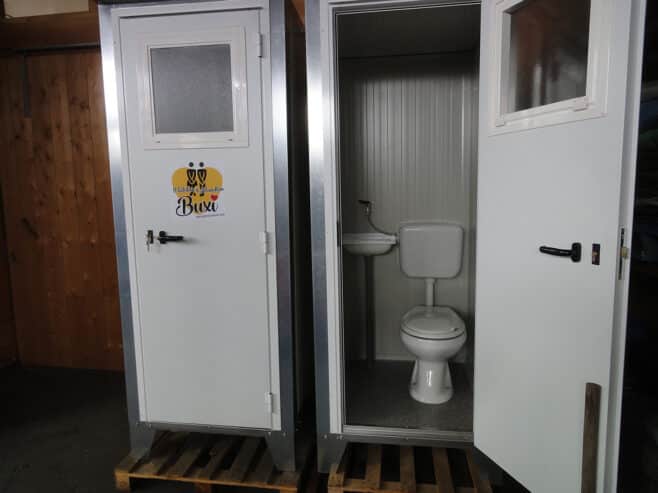 WC Kabine mit Fixanschluss