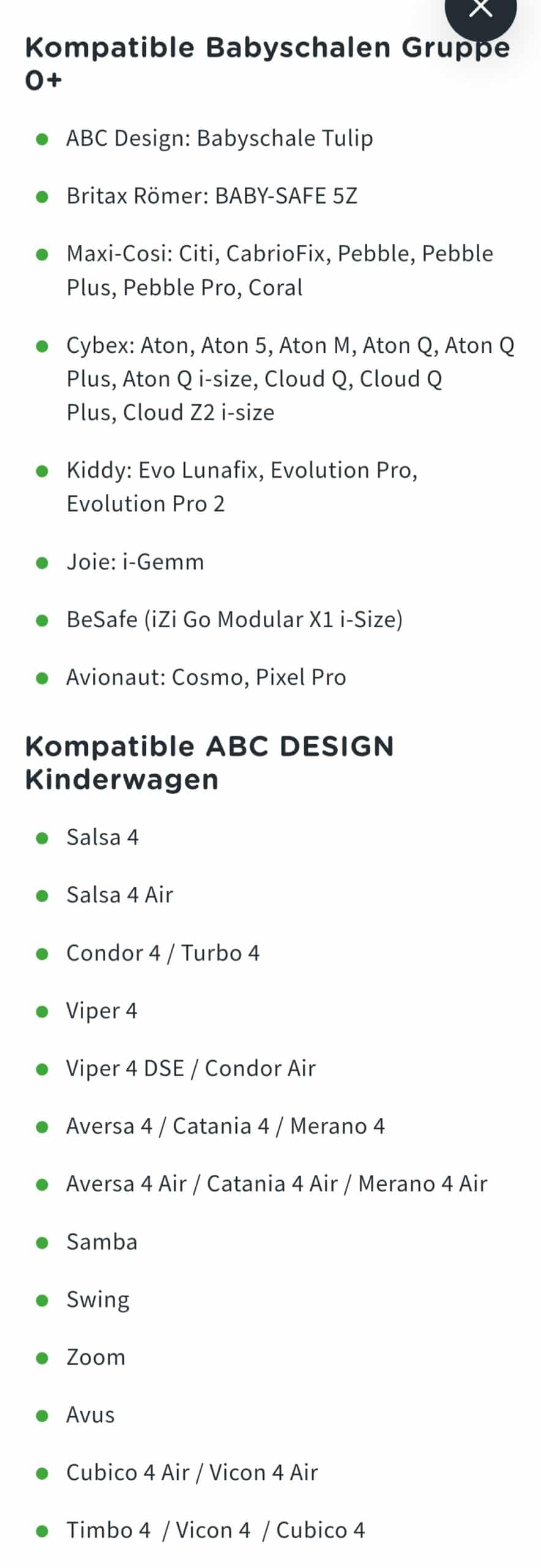 BabySchale mit Adapter