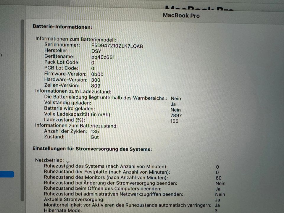 Apple MacBook Pro 16″ mit Core i9, 1 TB, 32 GB, 8 GB Grafik – Top!