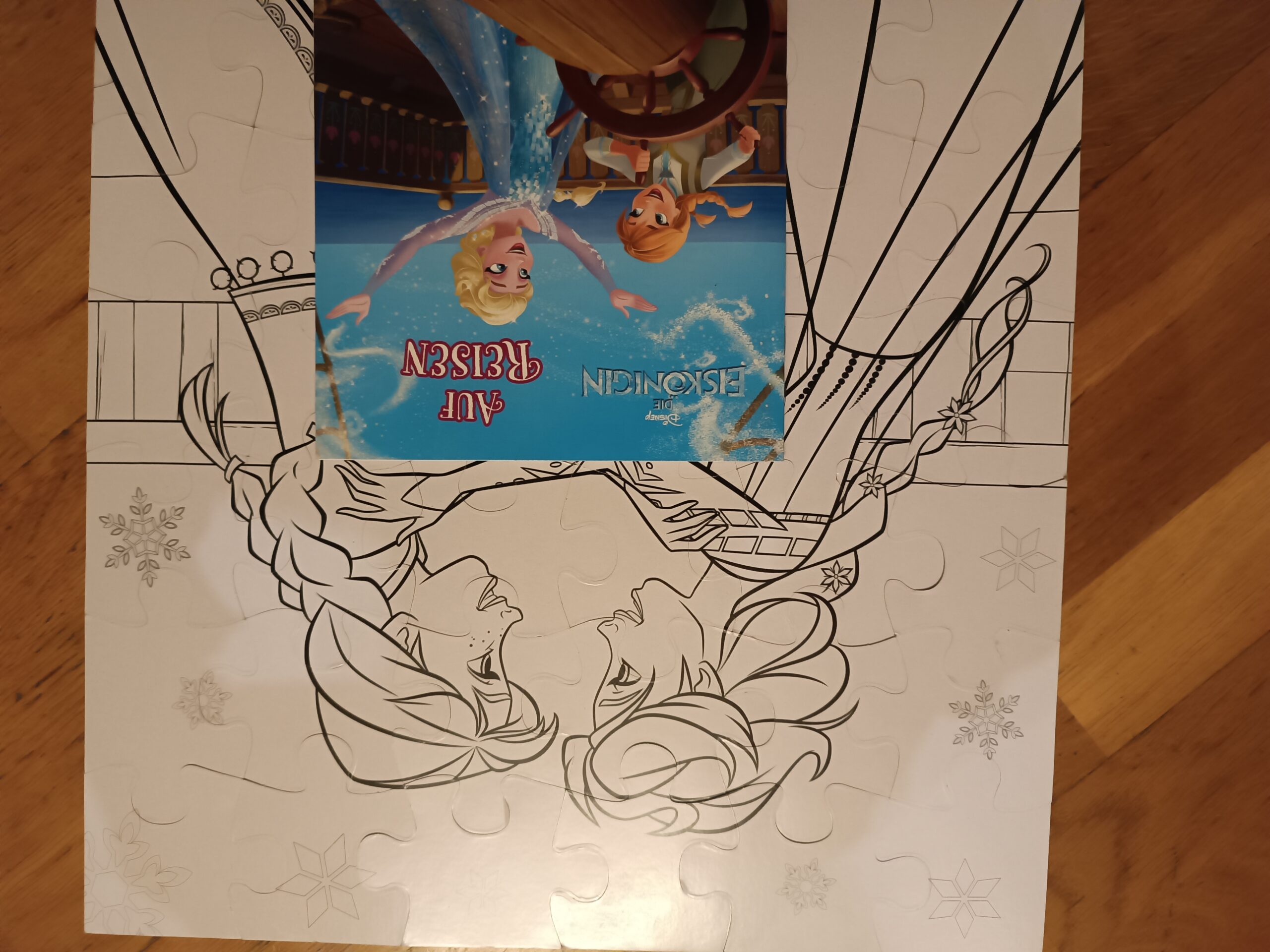 Eiskönigin Puzzle + Bilderbuch