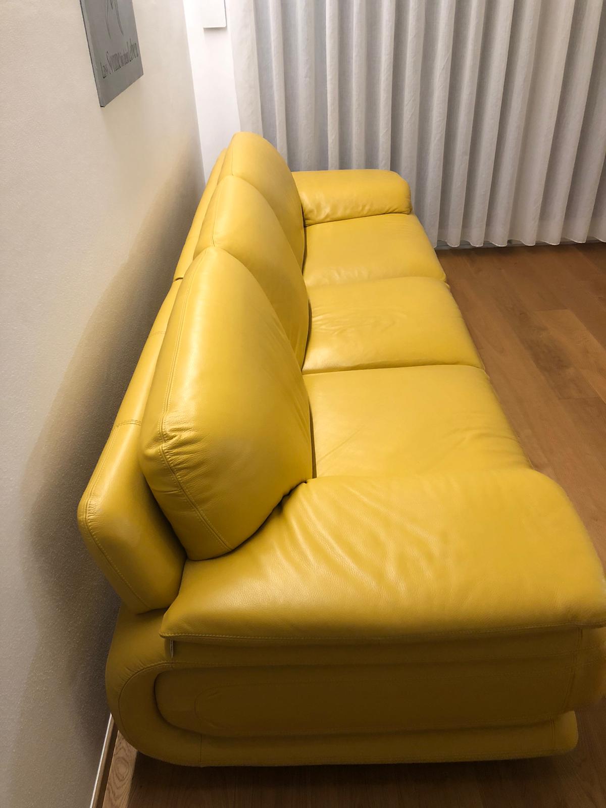 Hochwertiger Lederdivan