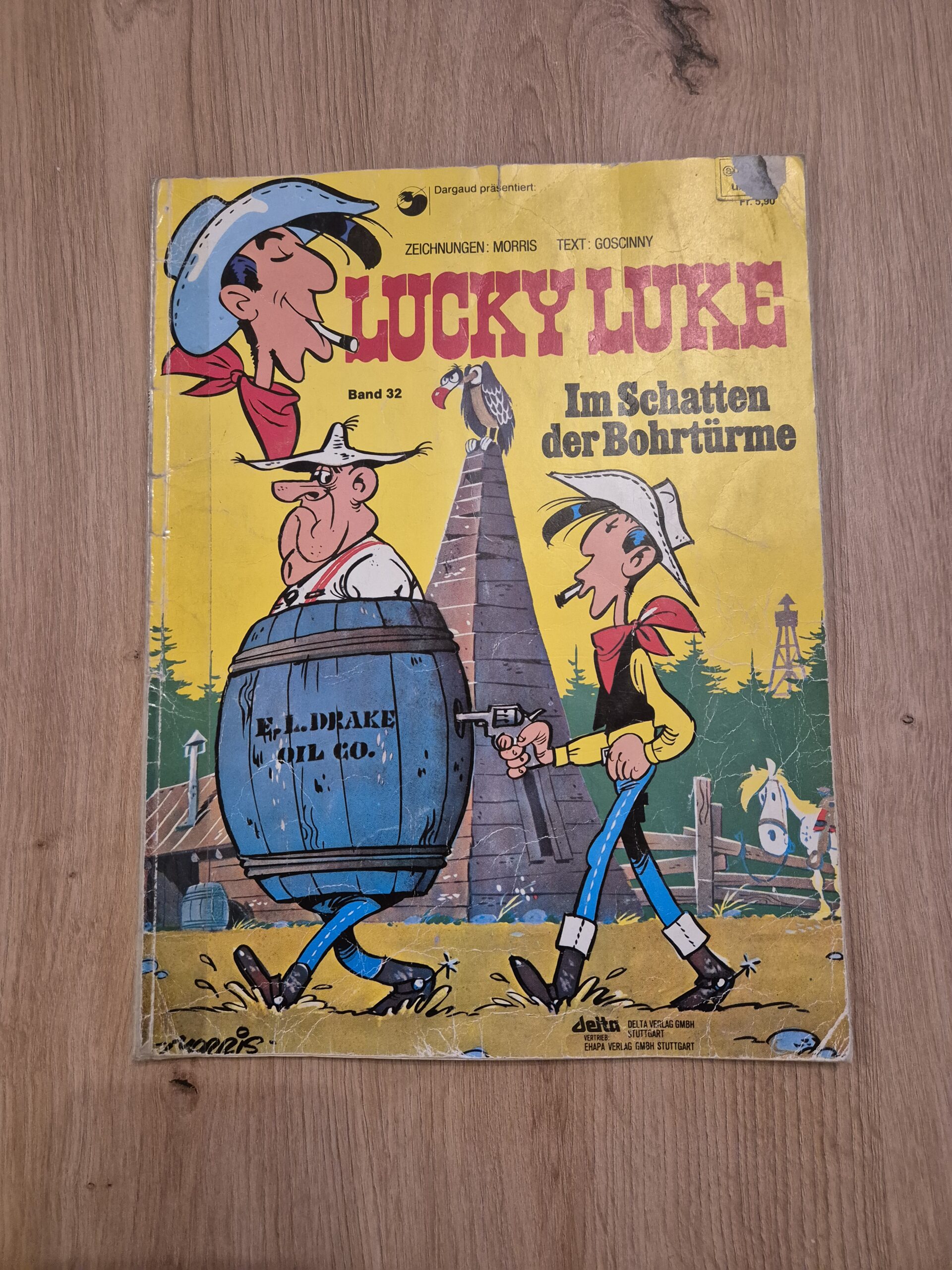 3 Bände Lucky Luke Comics aus 1980ern