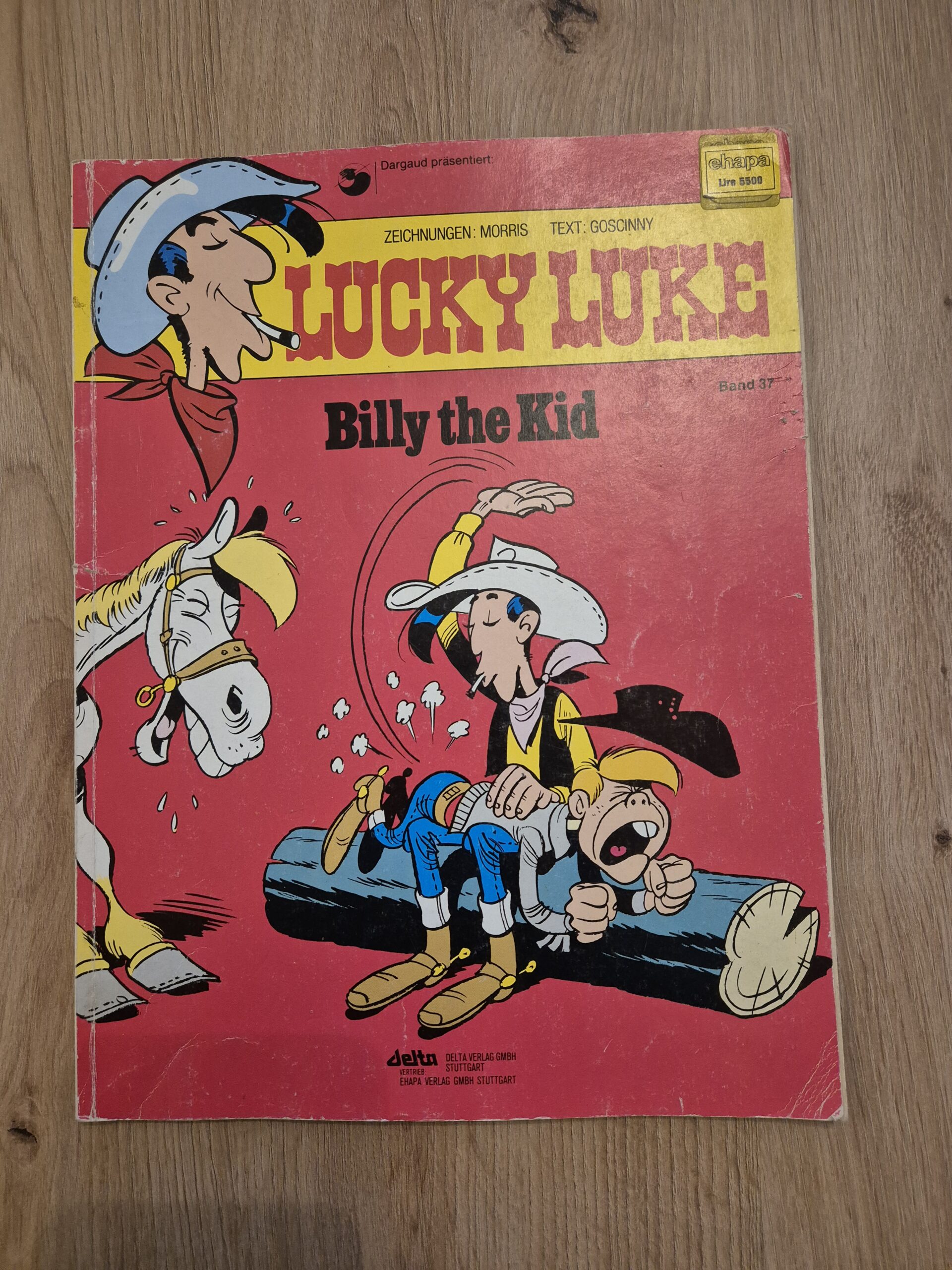 3 Bände Lucky Luke Comics aus 1980ern