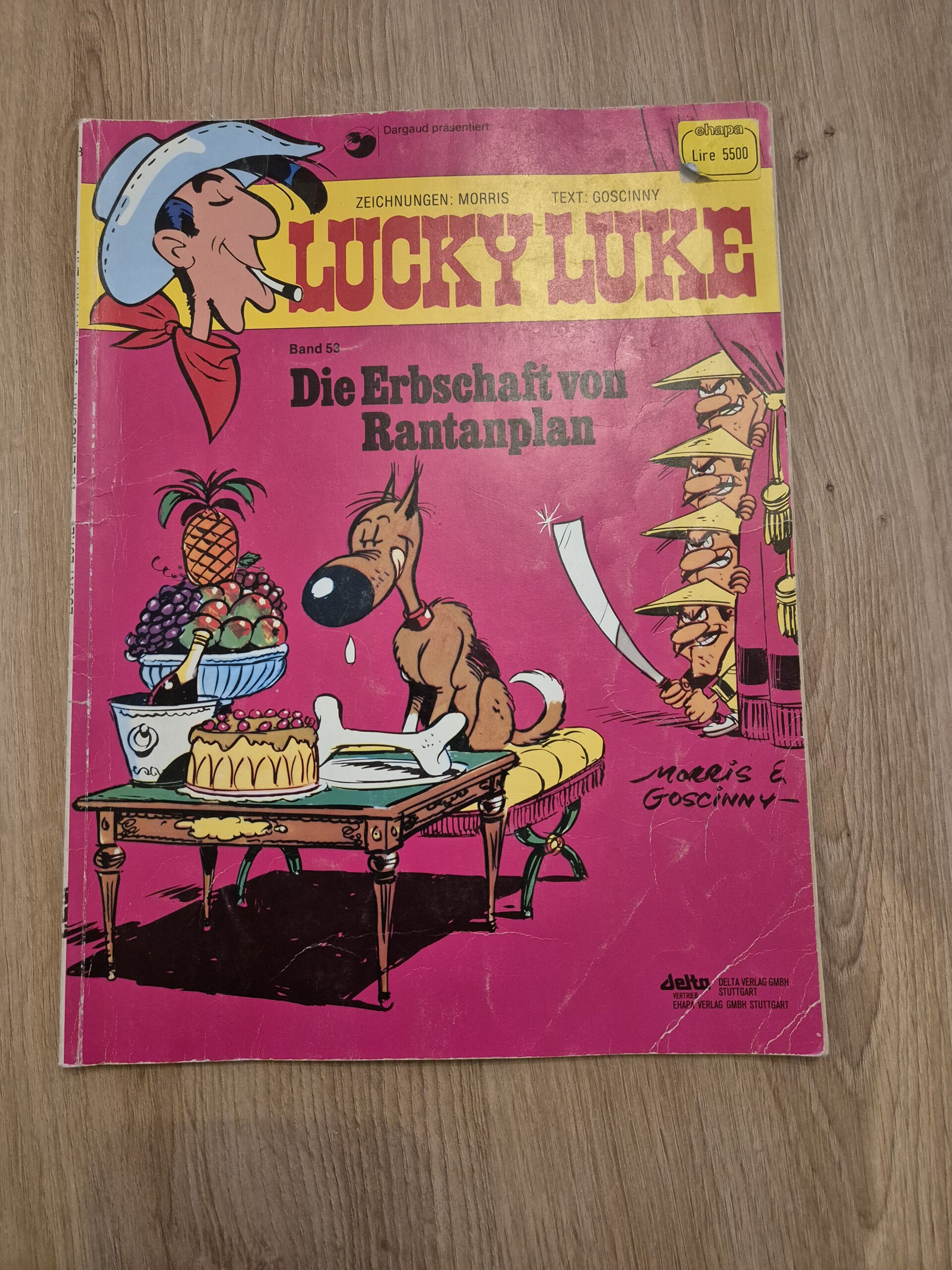 3 Bände Lucky Luke Comics aus 1980ern