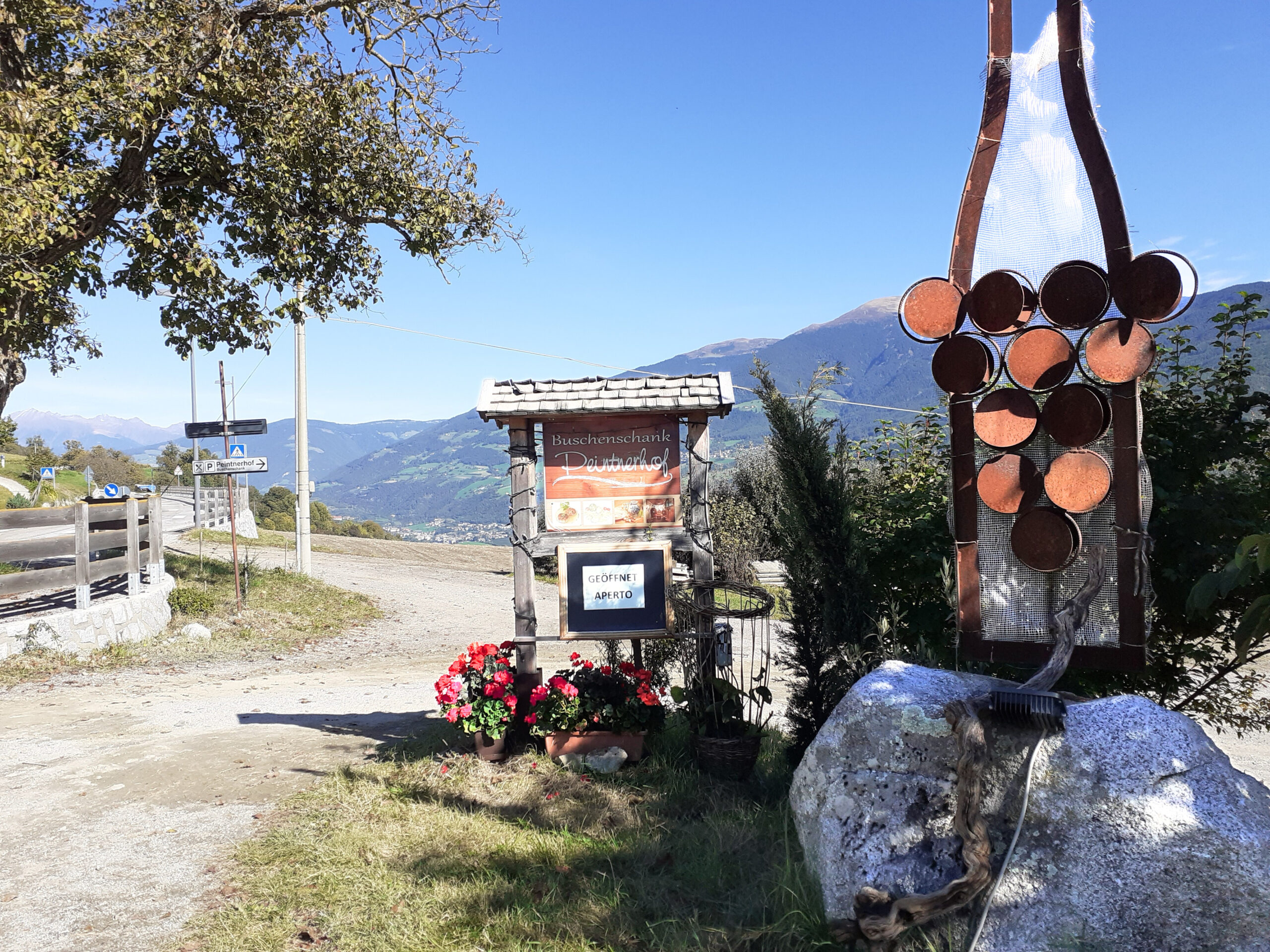 Einrichtung Buschenschank