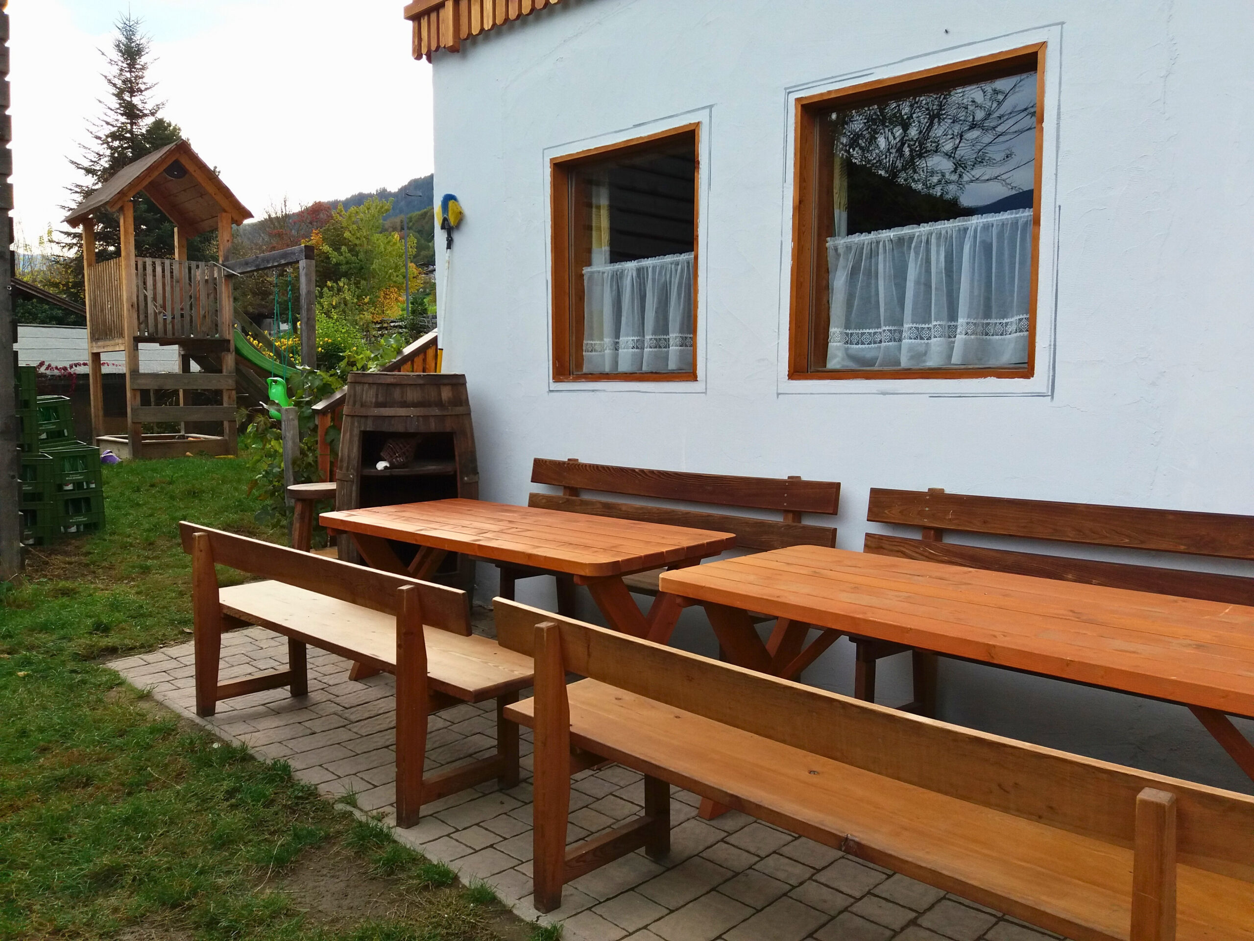 Einrichtung Buschenschank