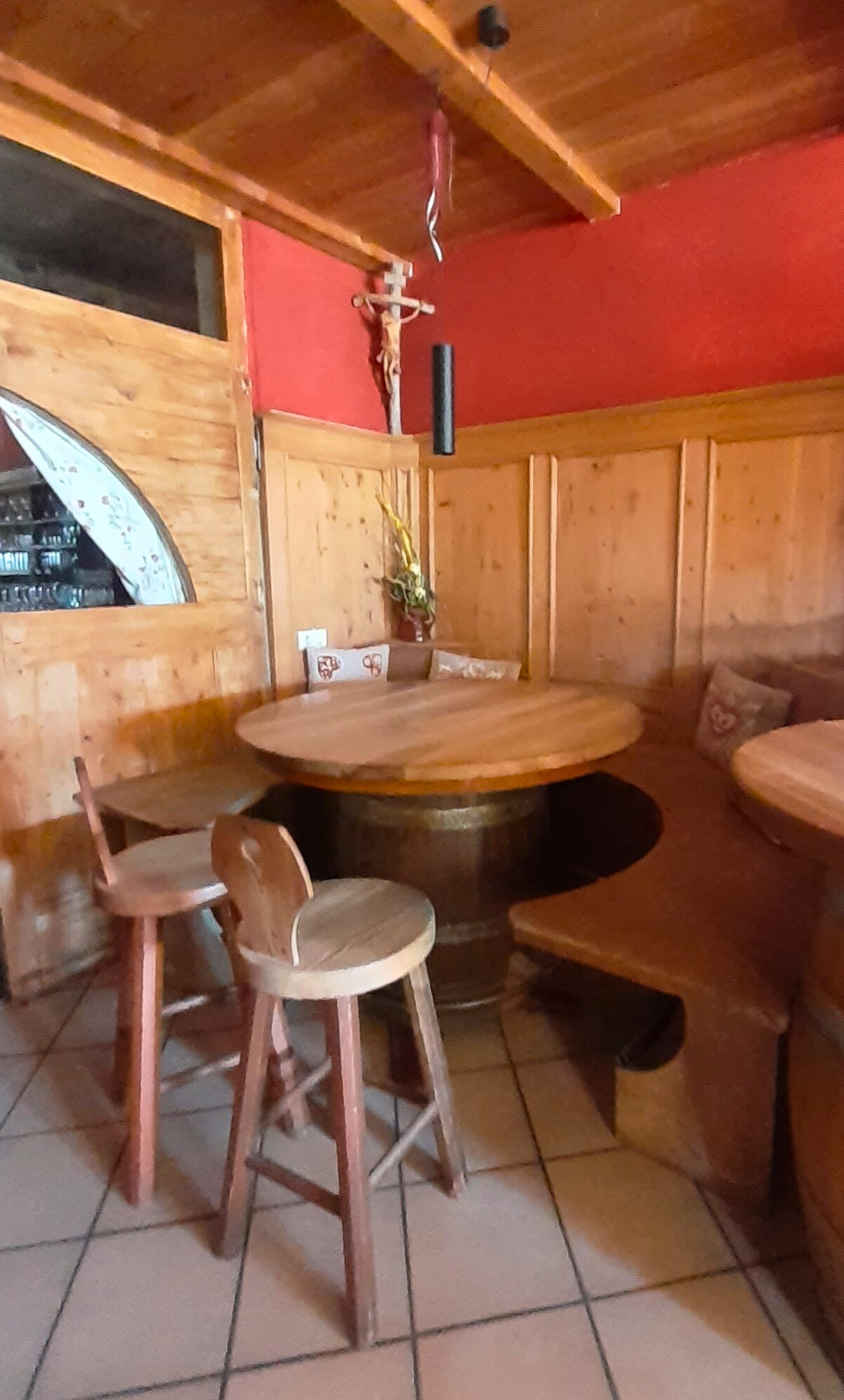 Einrichtung Buschenschank