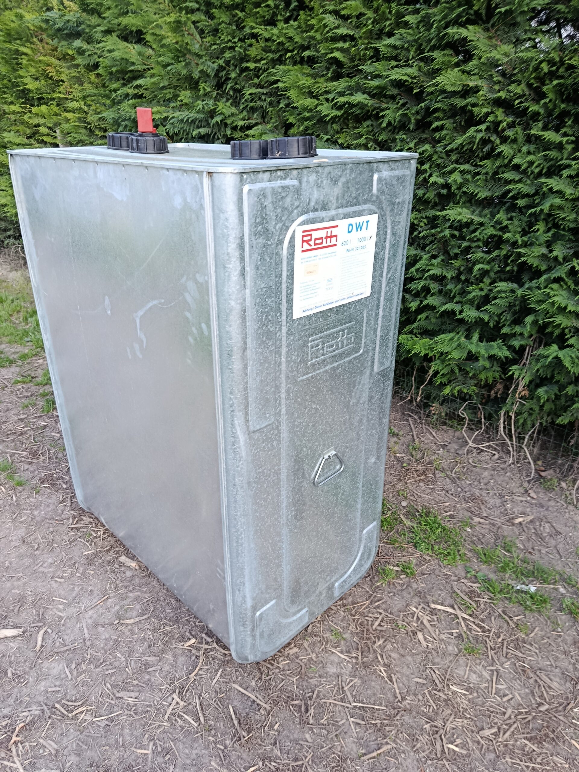 Doppelwandiger Tank 1000l