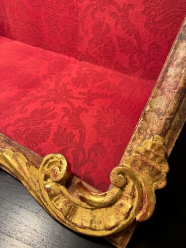 Barocker Eck-Schrein mit originalem Rahmen