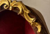 Barocker Eck-Schrein mit originalem Rahmen