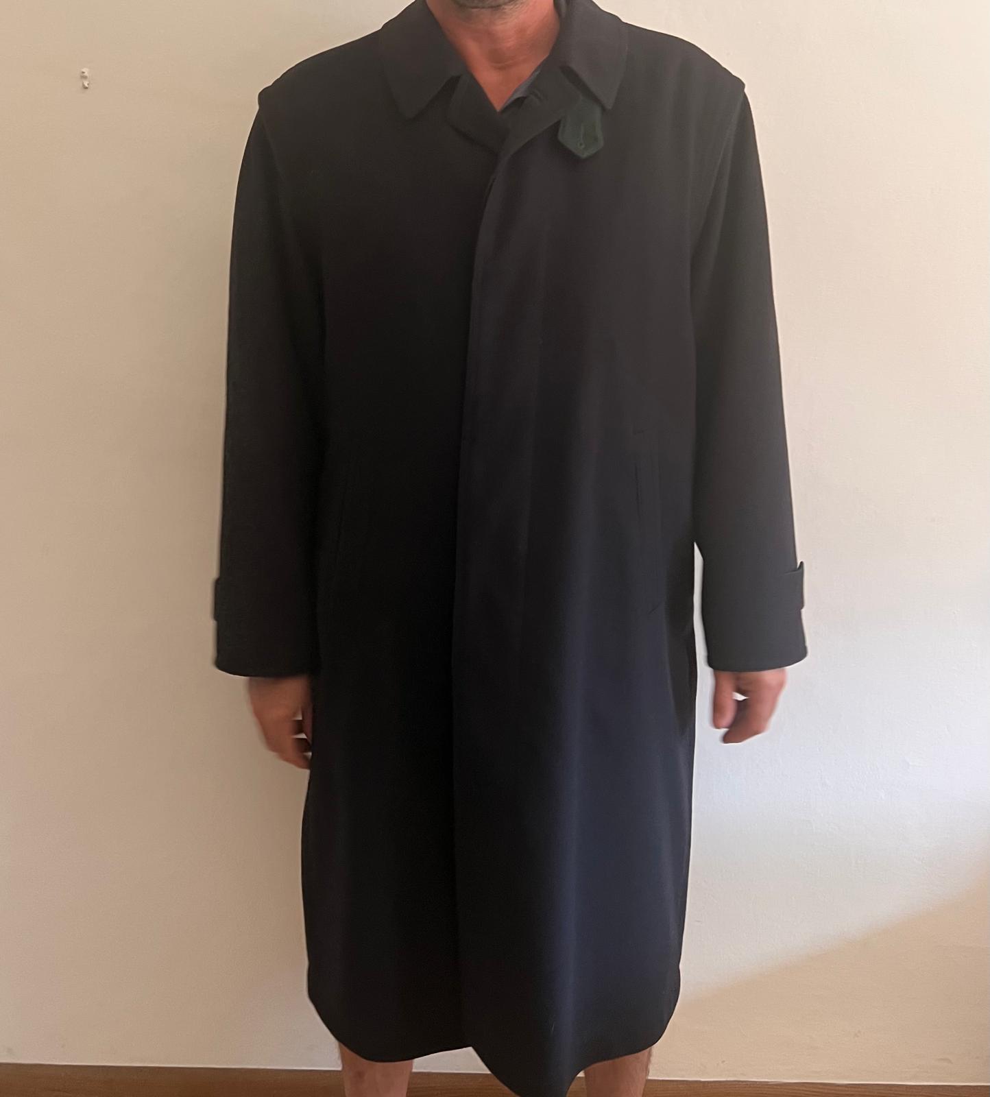 Lodenmantel Gr. 52/54 dunkelblau