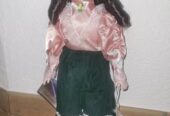 Sammlerstück – NEUE Porzellan-Puppe von 1988
