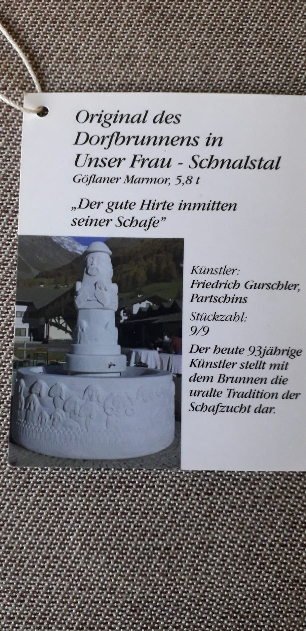 “Der gute Hirte inmitten seiner Schafe”