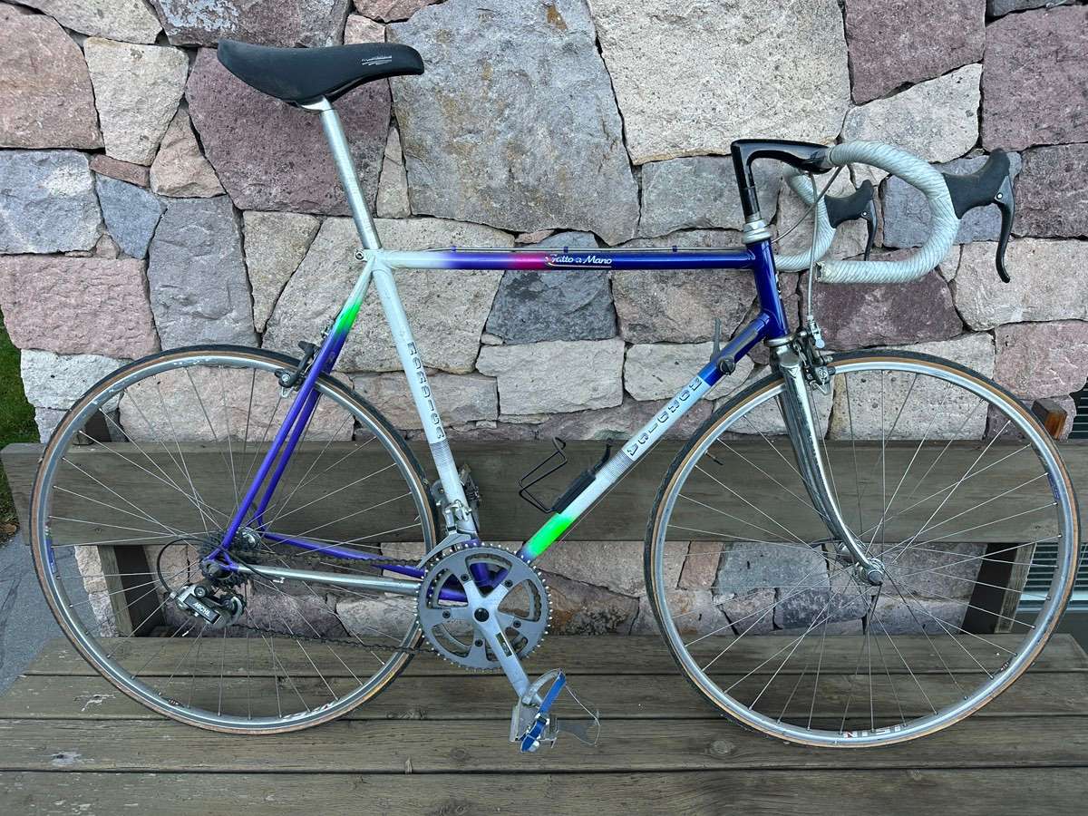 Rennrad Stahlrahmen handgemacht retro Vintage