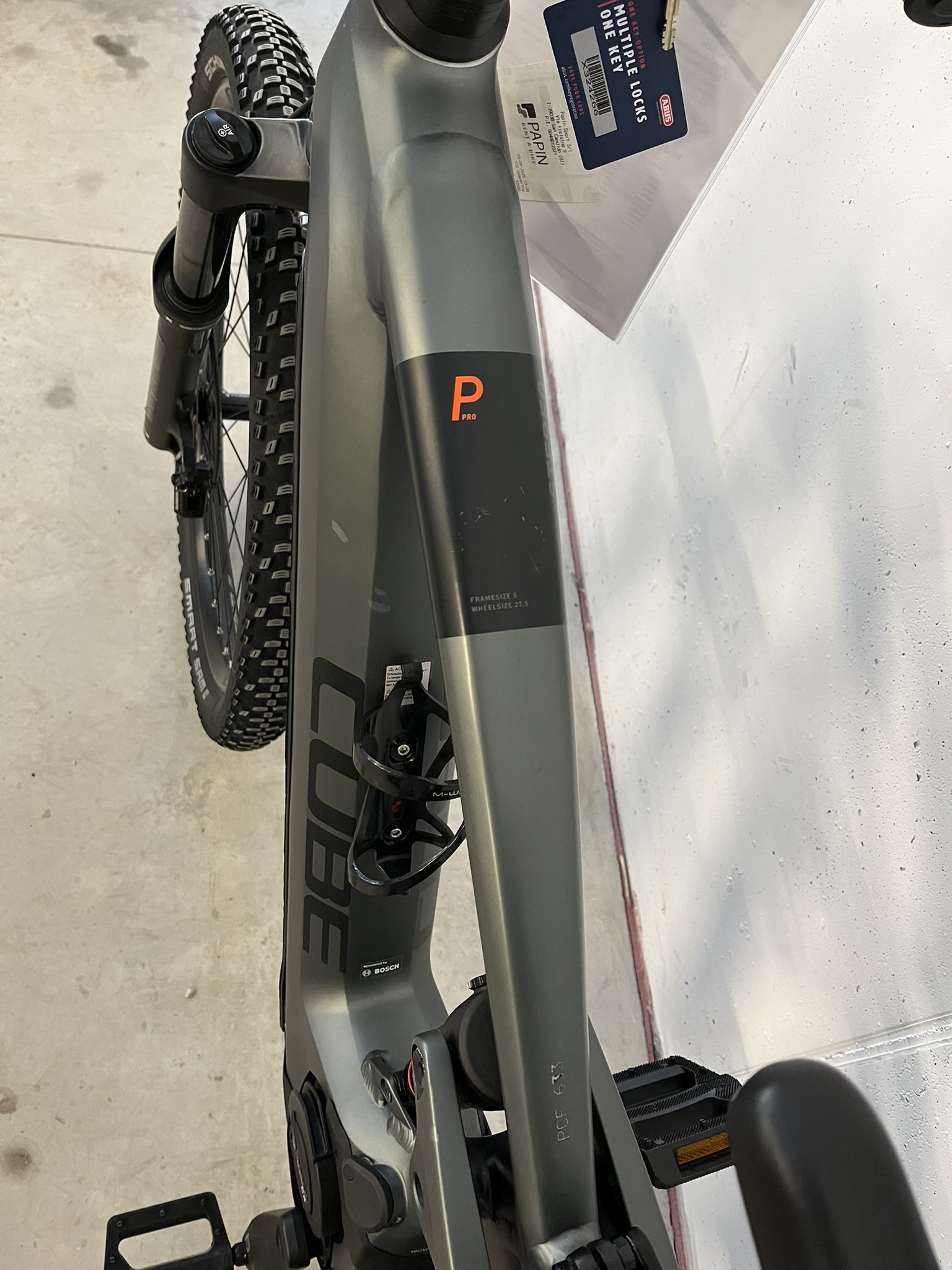 Cube Stereo Hybrid 120 Pro 750 flashgrey´n´orange 2024