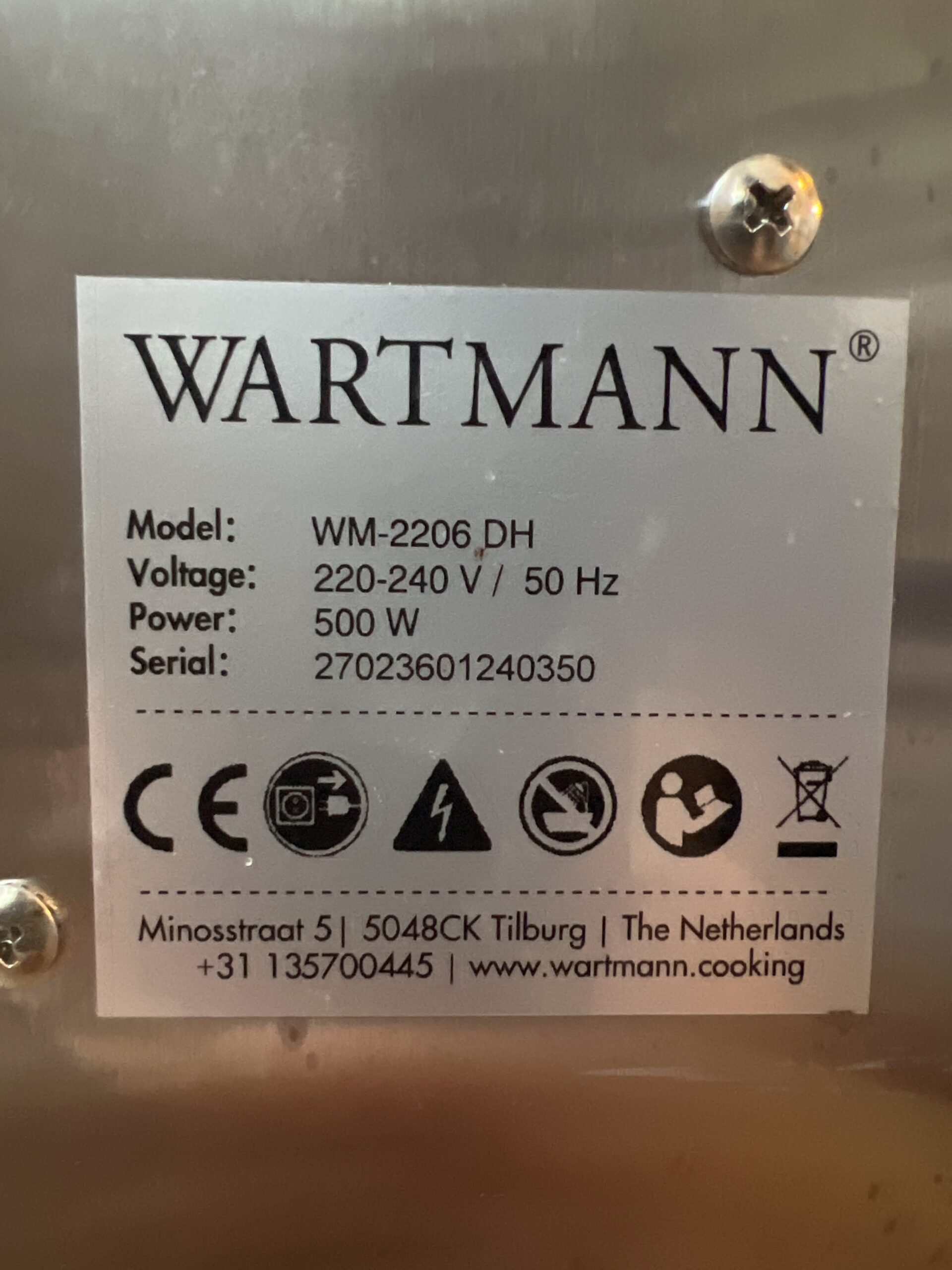 Dörrgerät Trockengerät Wartmann 2206