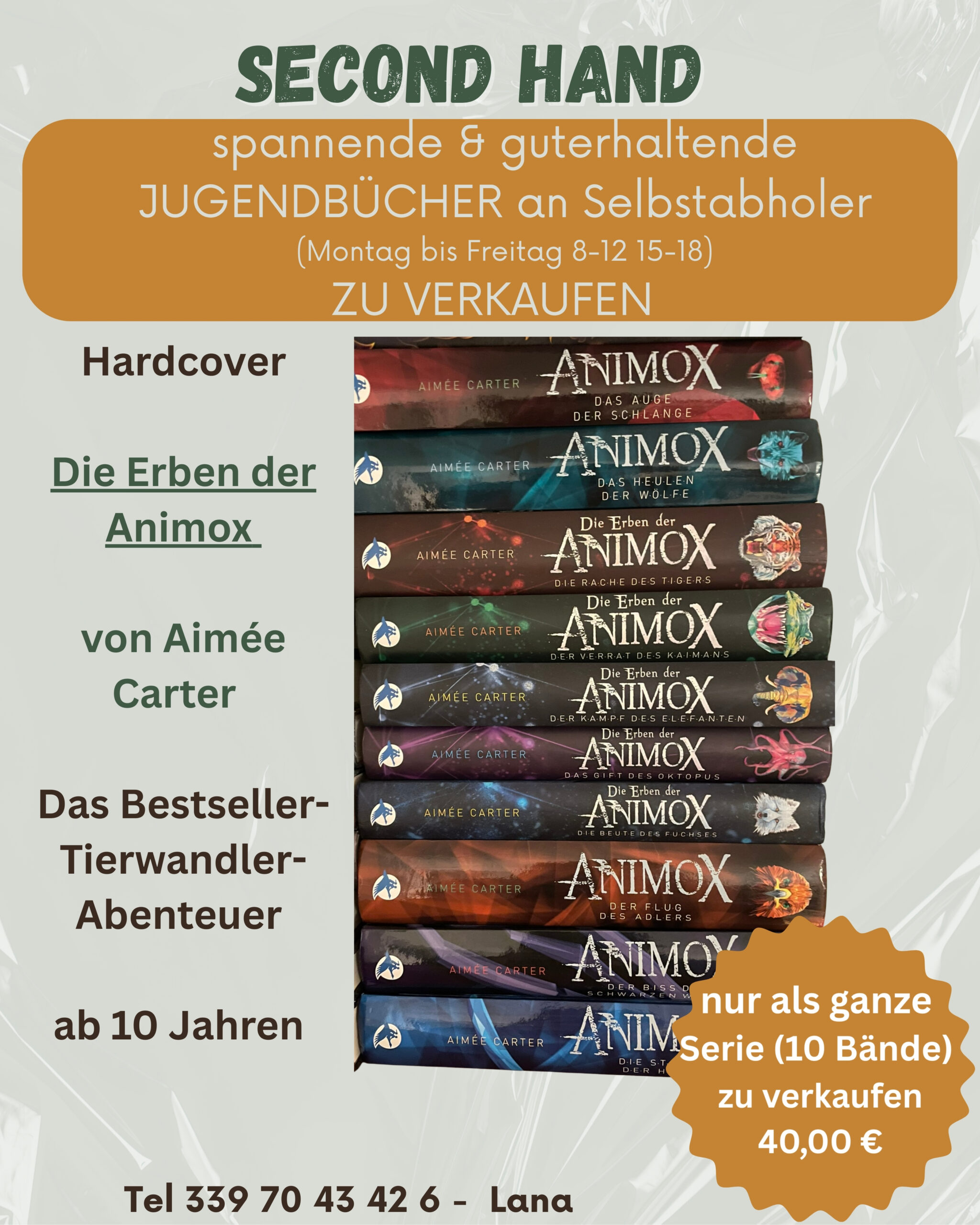JUGENDBÜCHER ZU VERKAUFEN