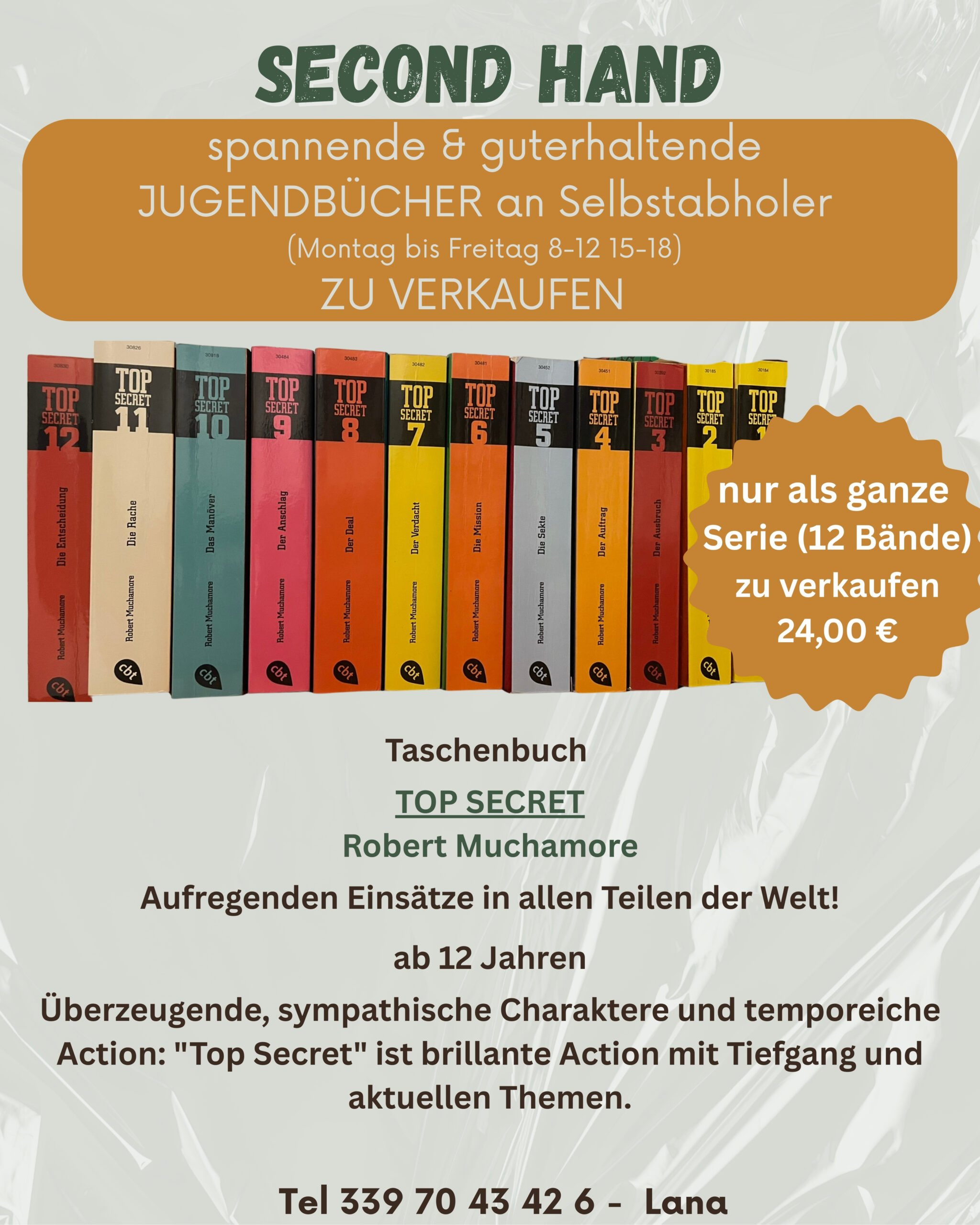 JUGENDBÜCHER ZU VERKAUFEN