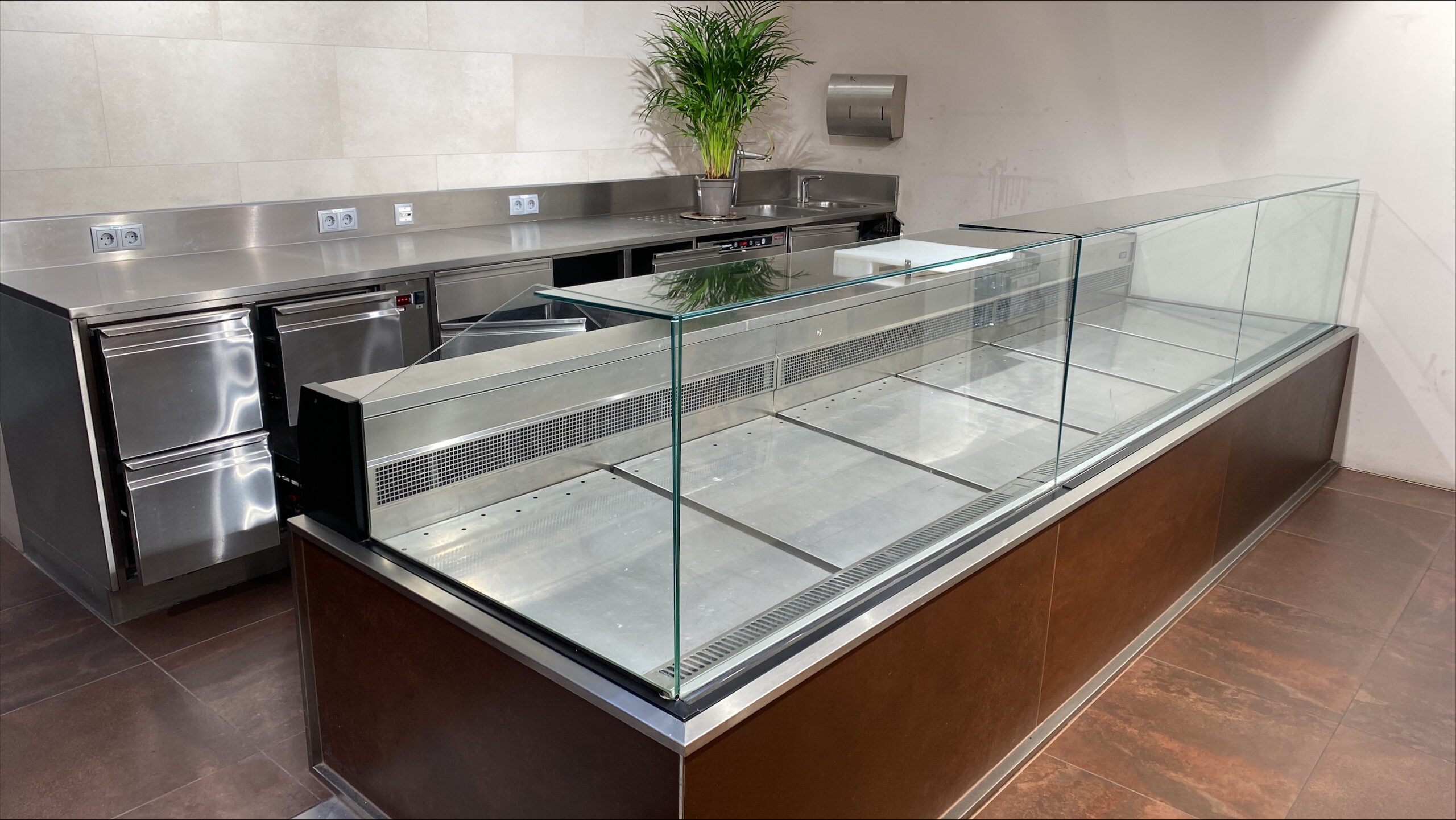 gekühlte Verkaufsvitrine