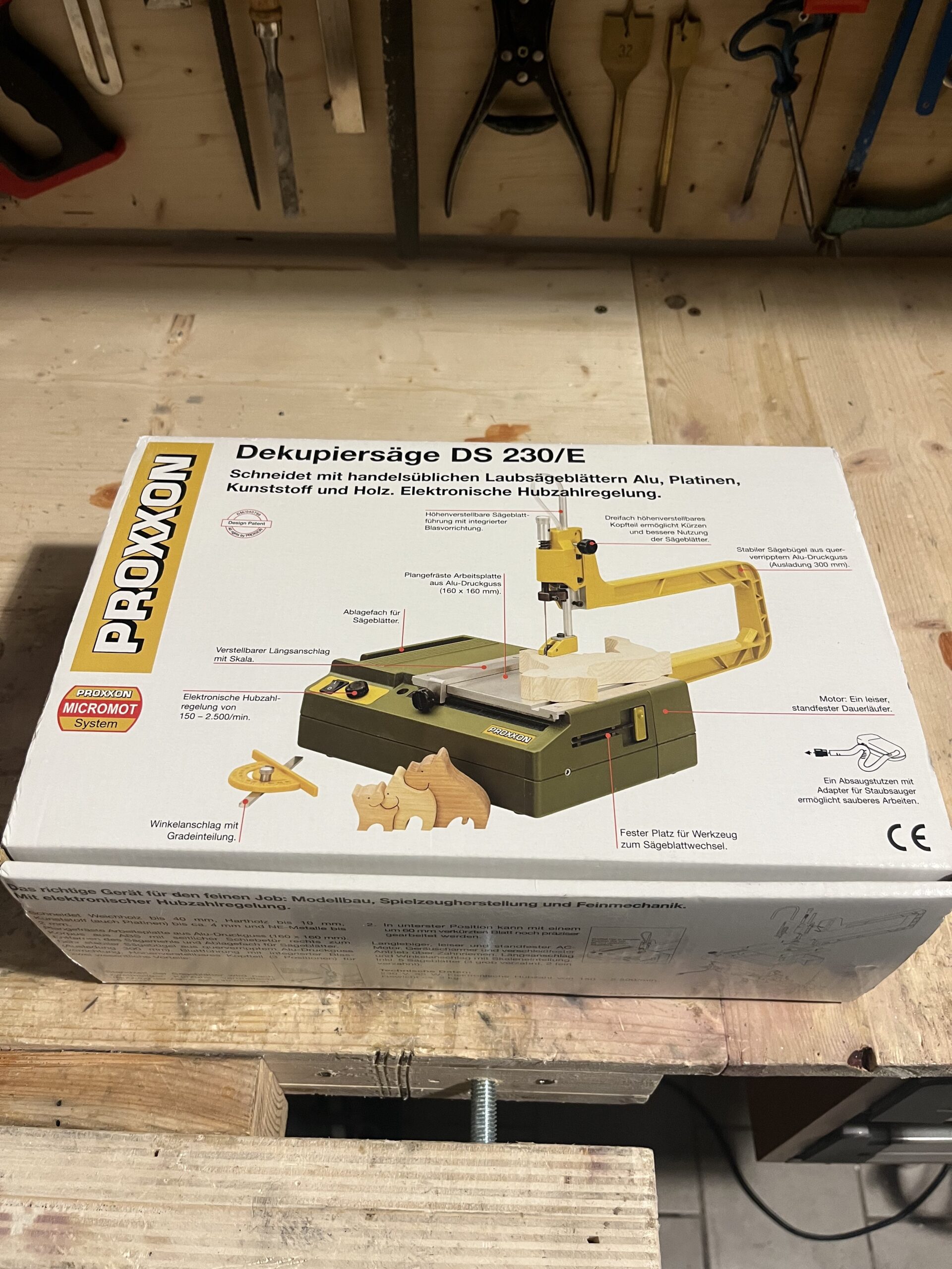 PROXON DEKUPIERSAEGE SEGA TRAFORO DS 230/E