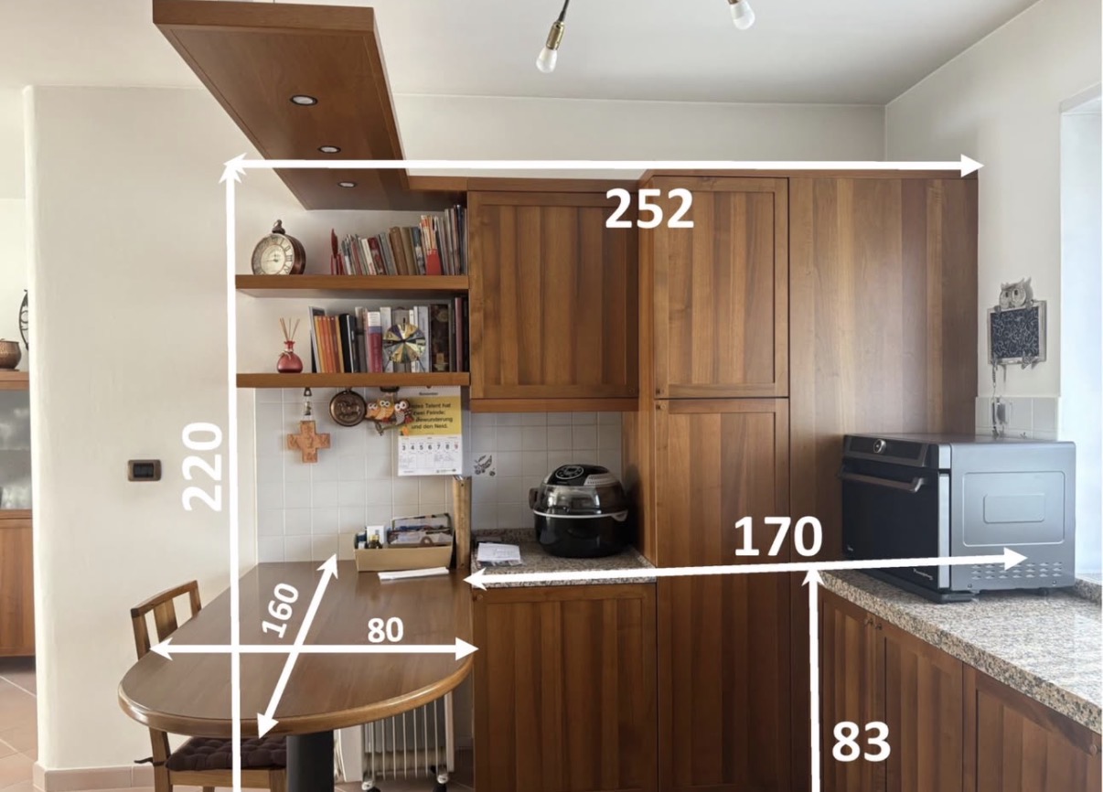 Küche in Massivholz