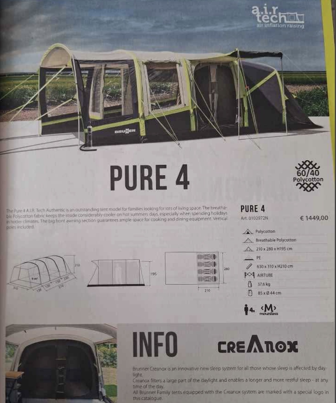 Familienzelt Brunner