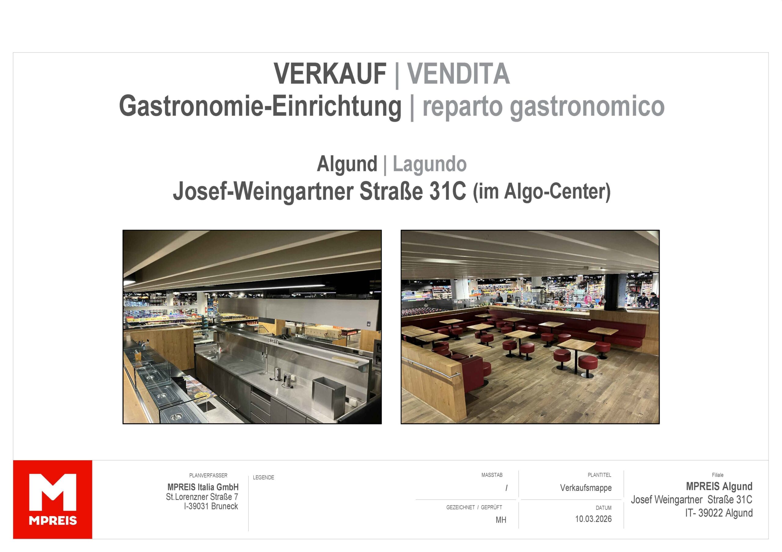 Verkauf Gastronomie