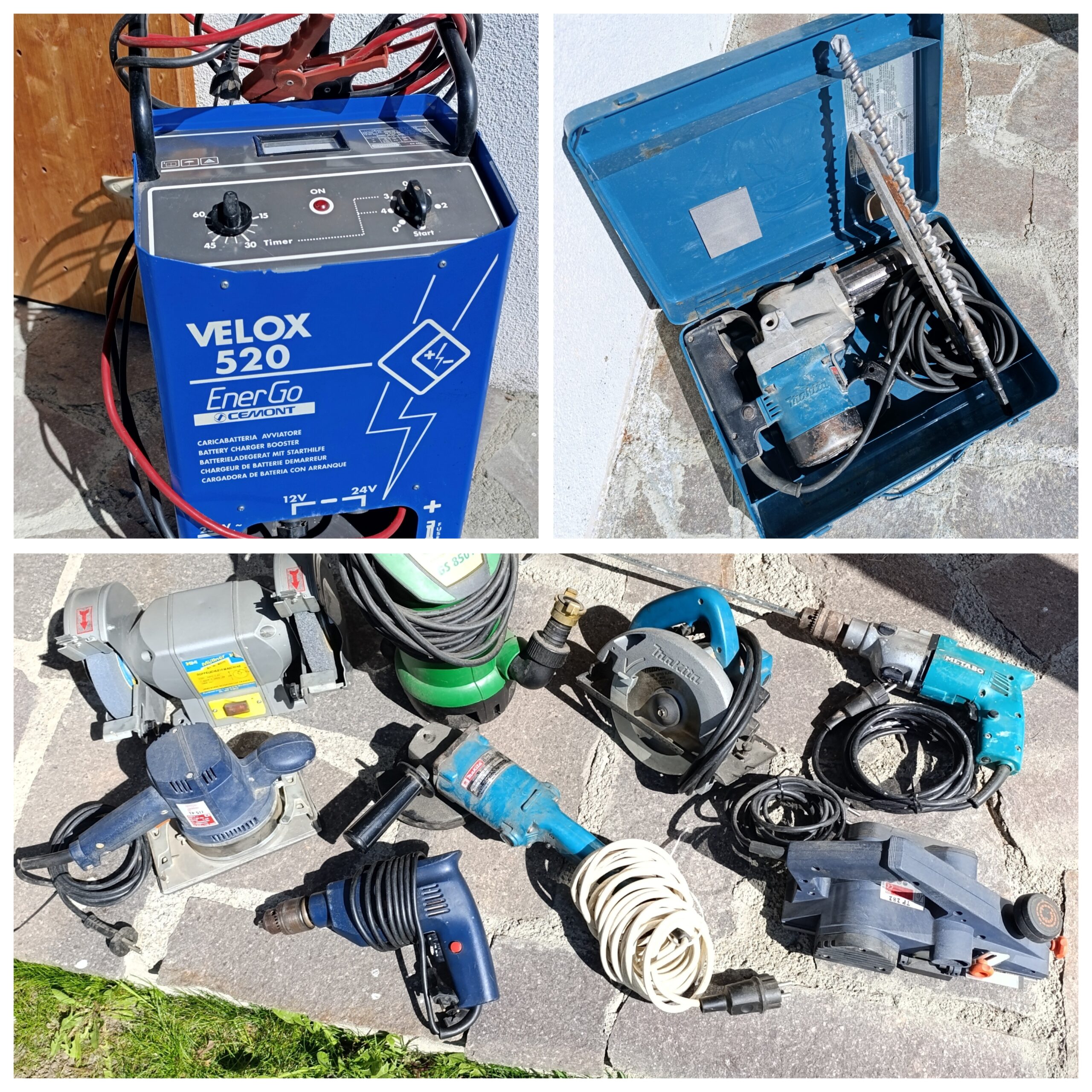 Verschiedene Heimwerkergeräte