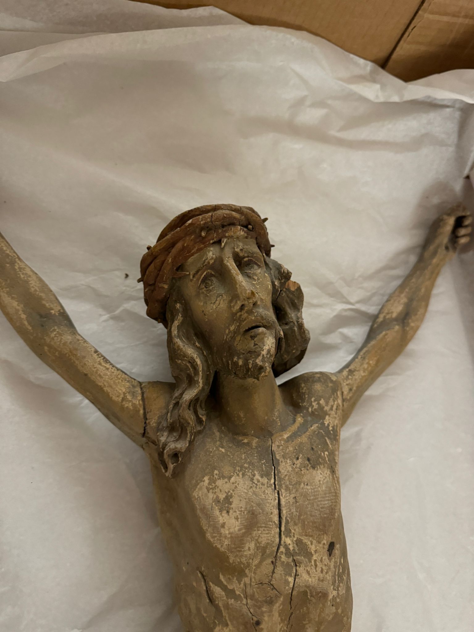 Grödner Christusfigur Holz, geschnitzt