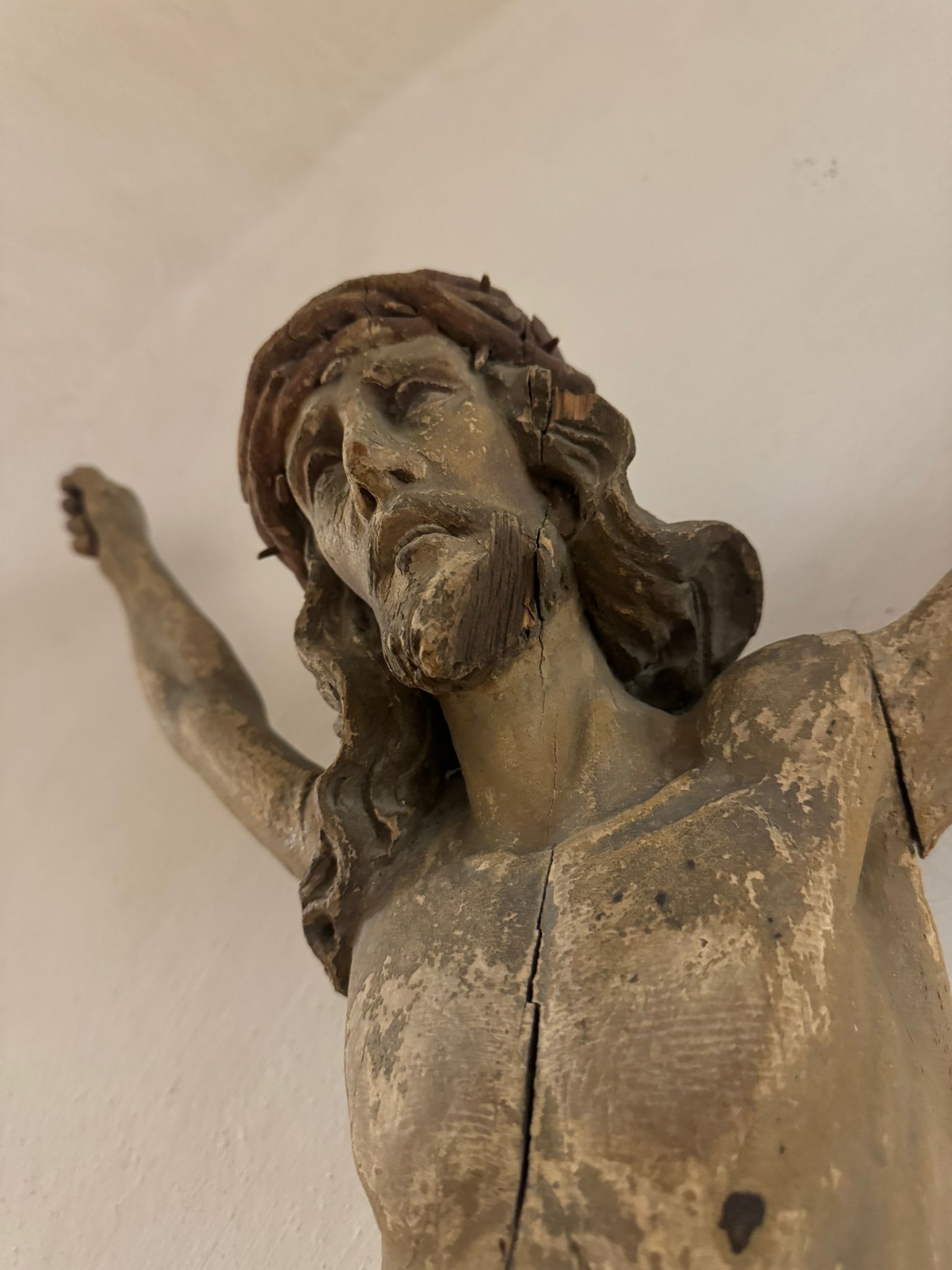 Grödner Christusfigur Holz, geschnitzt