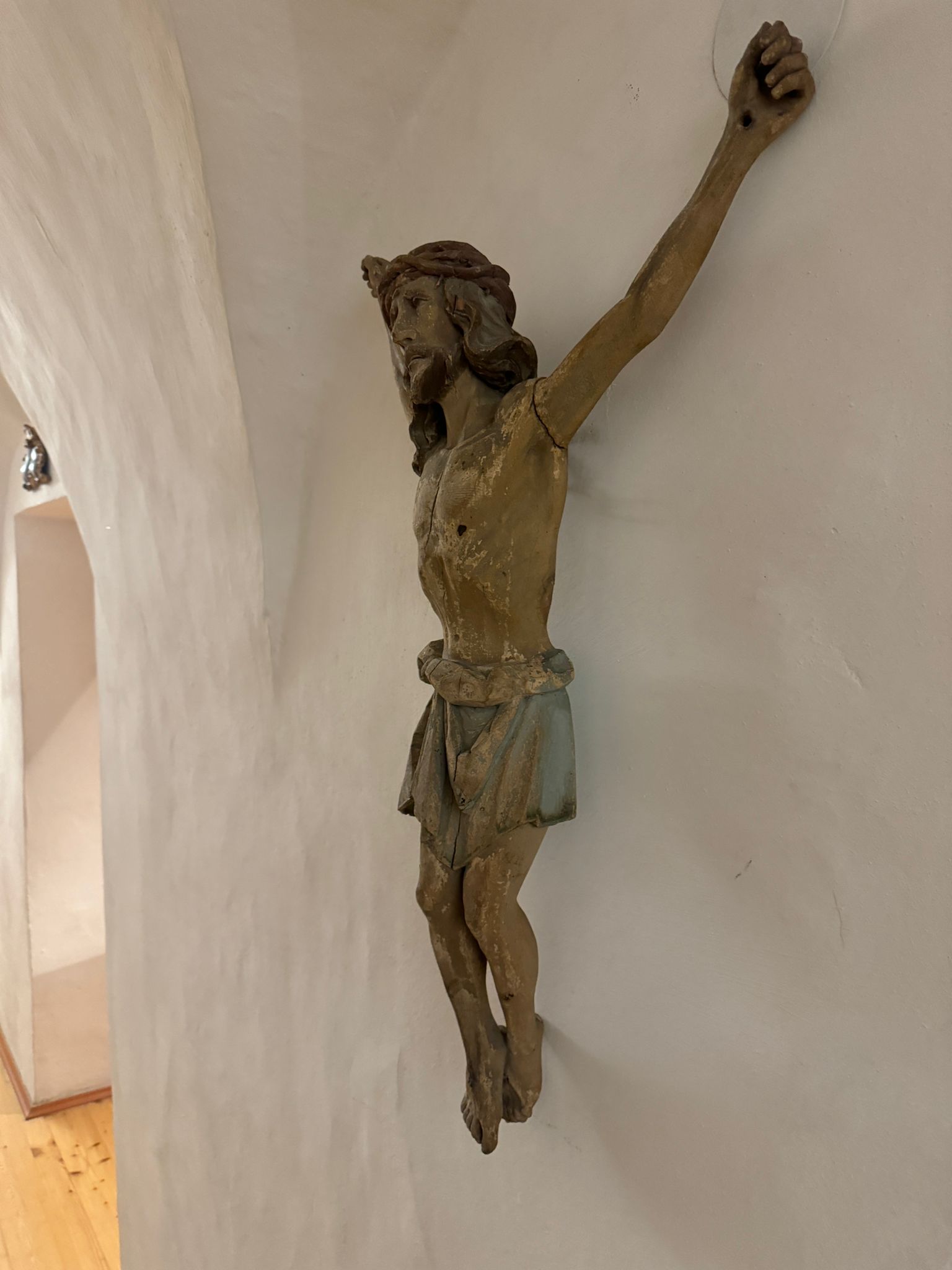 Grödner Christusfigur Holz, geschnitzt