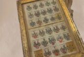 Alte Wappenstiche – Siebmacher – Tiroler Adel – historisch interessant – gerahmt