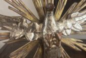 Heilig-Geist-Taube / Strahlenkranz aus Holz – Tirol/Südtirol um 1800