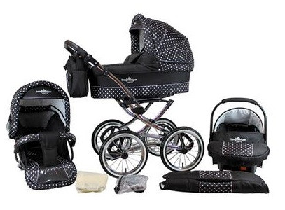Bergsteiger Venedig Kinderwagen Komplettset 3in1 Top Zustand