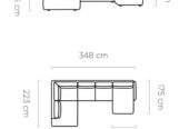 Ecksofa Mango XL – maximaler Komfort, großzügige Maße und modernes Design