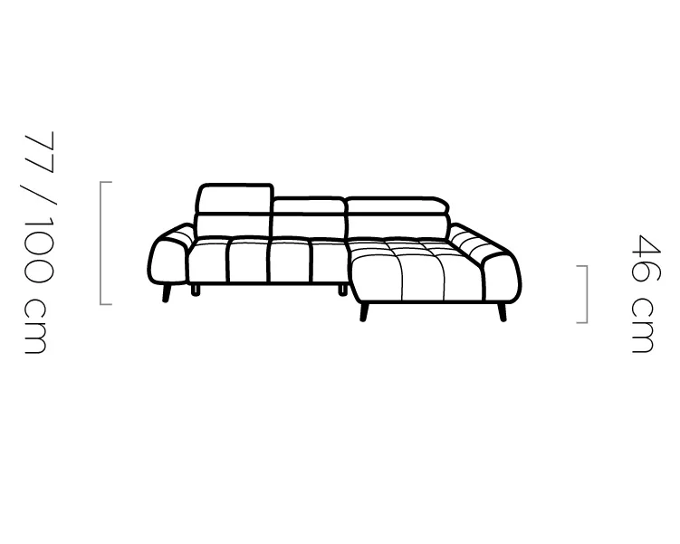 Ecksofa Mavel S – intelligenter Komfort und modernes, leichtes Design