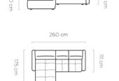 Ecksofa Murillo Mini – kompakter Komfort, moderne Funktionen und sofort verfügbar