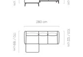 Ecksofa Storm Mini – moderner Komfort mit elegantem Design