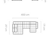 Ecksofa Tollo XL Bubble – maximaler Komfort und modernes Trend-Design