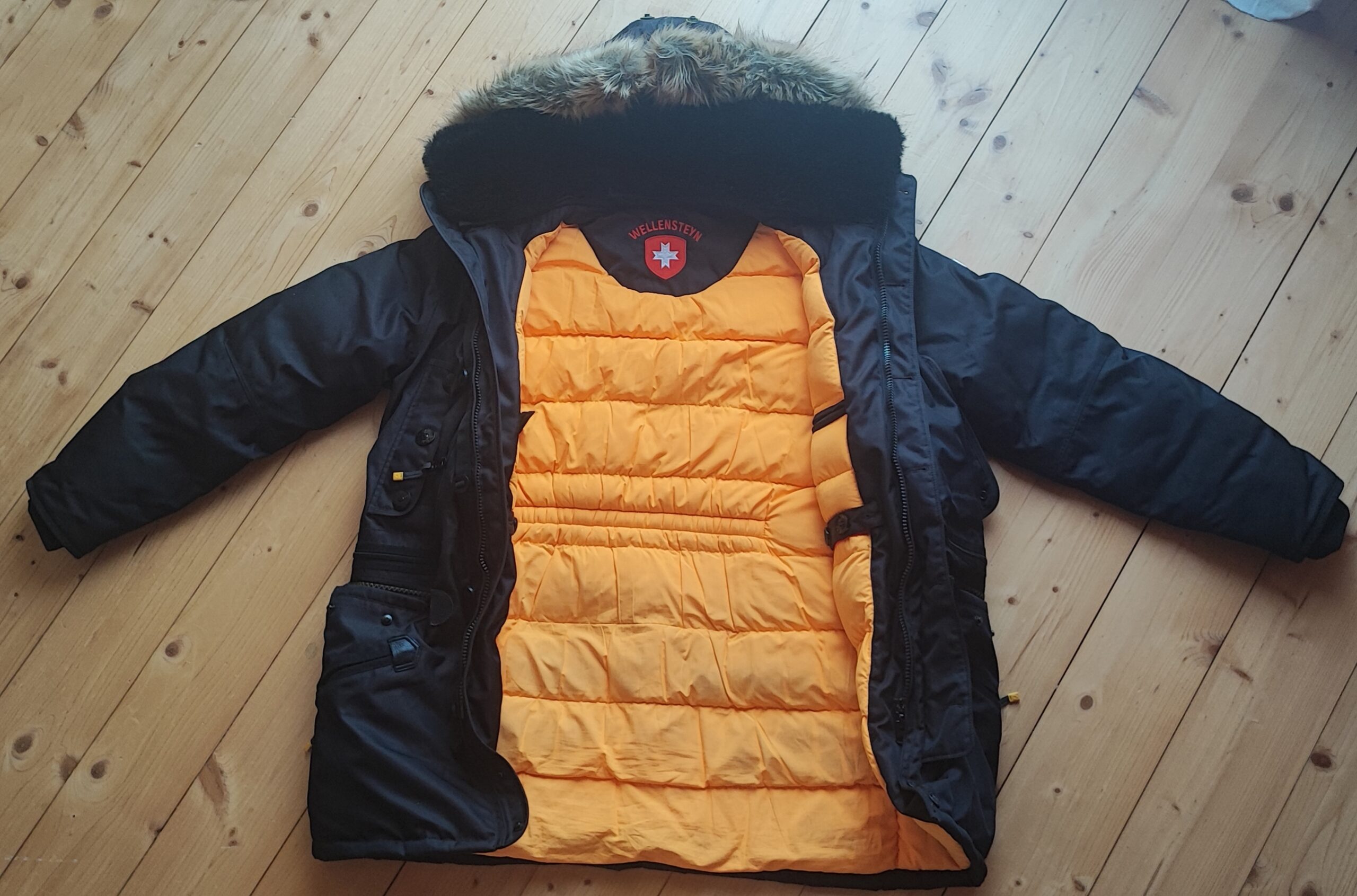 Wellensteyn Seacliff Winterjacke – Herren Gr. L – Schwarz – guter Zustand